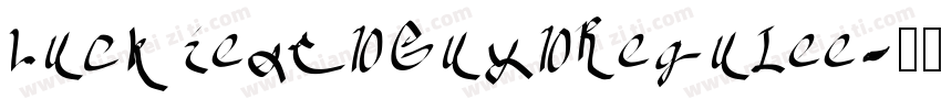 Luckiest Guy Regulee字体转换